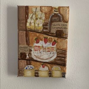 Mini Dessert Canvas Art
